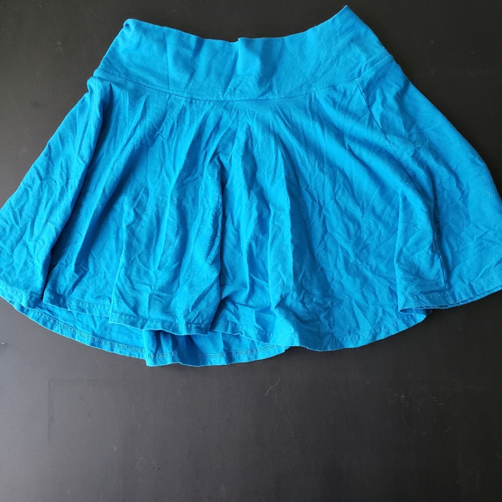 Blue skirt